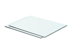 Shelf panels, 2 pcs, Clear Glass, 40x25 cm, PYCT18220