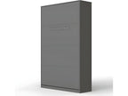 Wall Bed 120x200cm Vertical Folding Bed Wall Bed Lysviaérie Anthracite/Anthracite NGPS61984