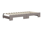 Daybed with pull-out bed and drawers 100x200 cm fabric VNOF24804