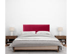 Lysvia Smooth Velvet Headboard 105x115 with Bed Legs 105 - Red UELQ66750