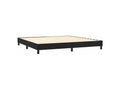 Lysvia bed base and mattress, black, 200x200 cm, velvet, OBHF80386
