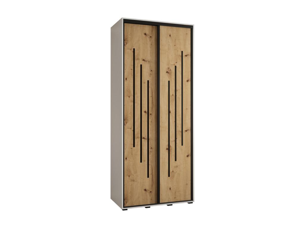 8-DOOR SLIDING WARDROBE 235.2/110/60 2 doors White/Elariva/Black NWCW79964