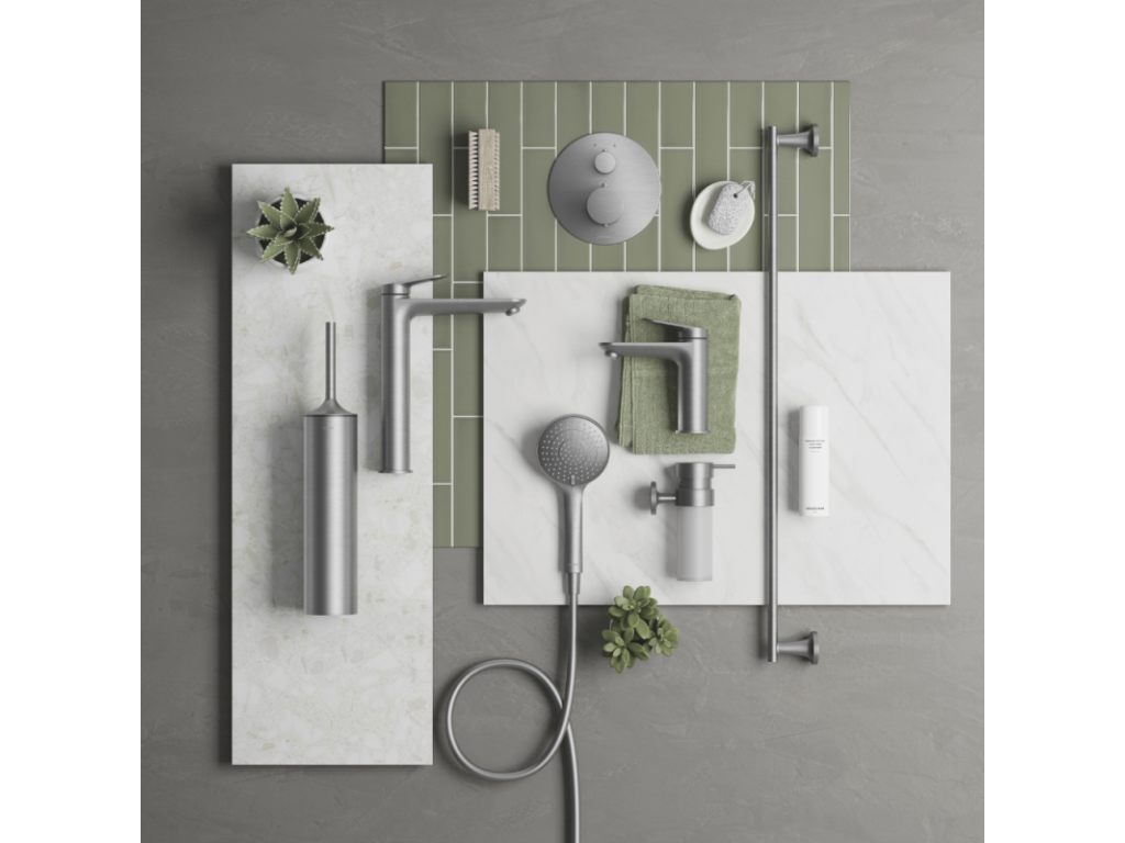 Lysvia brushed stainless steel bidet mixer tap HIKX46531