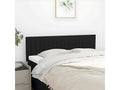 2-piece black headboard set, 72x5x78/88 cm, fabric, ETUI59877