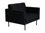 Lysvia AC 1NOS Armchair 95x84x80 Black DEER11555