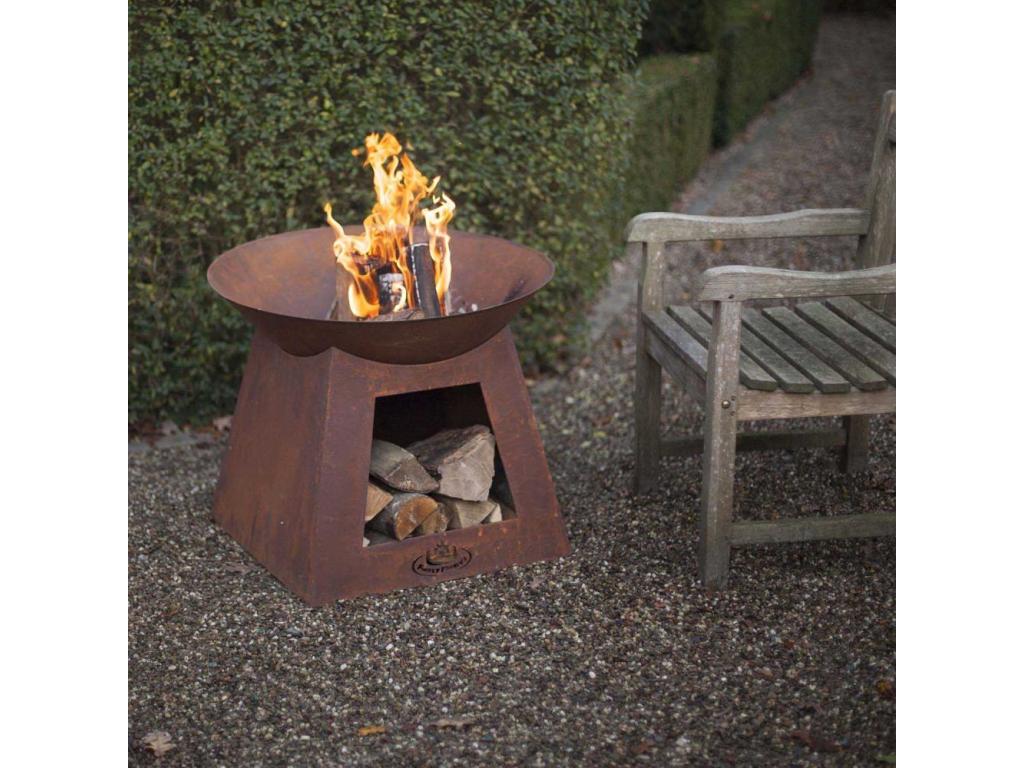 60cm Metal Log Holder Basin HUST76966