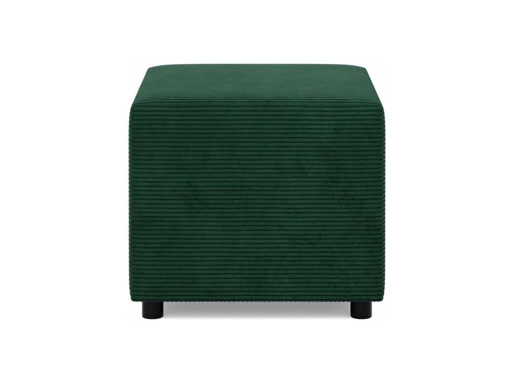 Pouf for the living room 50x50 cm Rope - Dark Green FKEG84365