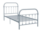 Grey Metal Bed Frame 90x200 cm IENT54127
