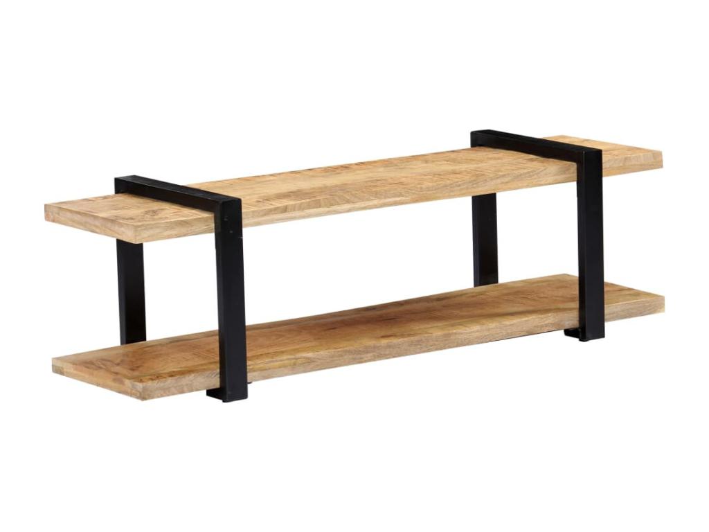 Brown wooden TV stand 130x40x40 cm 2502035 NRAP09827