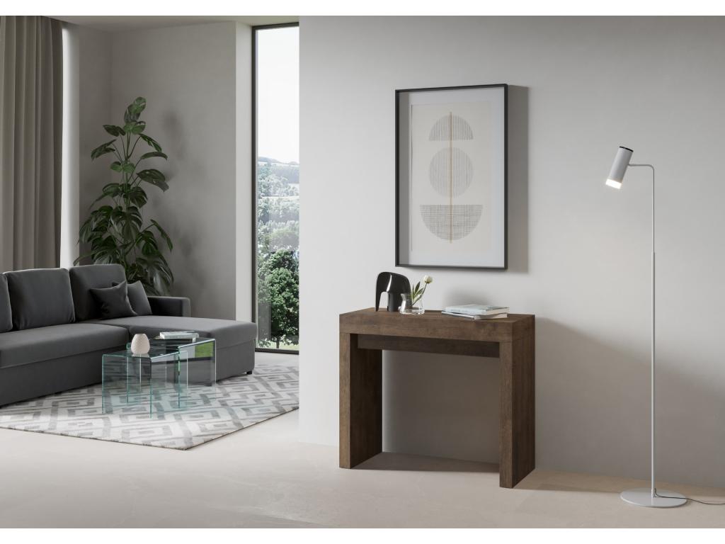 Extendable console 90x40/196 cm Roxell Small Walnut EAEB99210