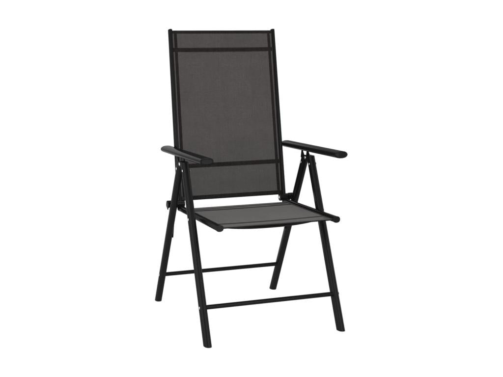 10-piece garden dining set, black and anthracite LRKG79317