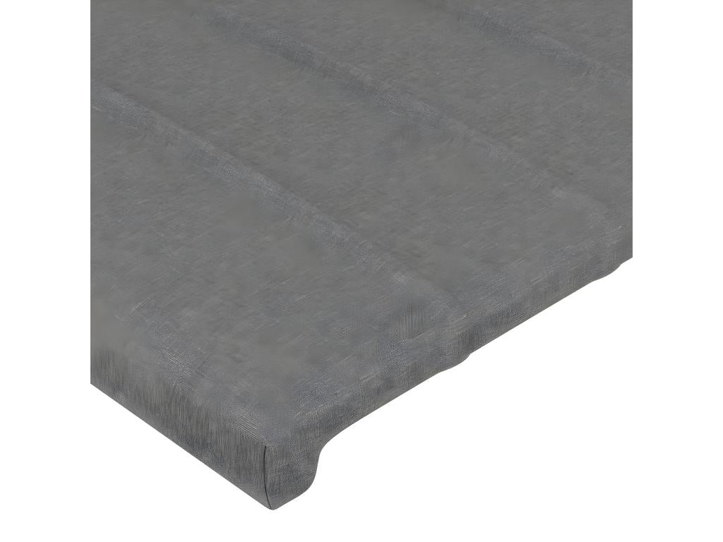 2-piece headboard set, dark grey, 80x5x78/88 cm, fabric BPSN12392