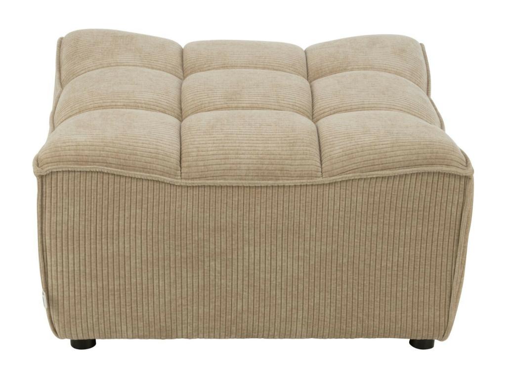 Rectangular corduroy pouf - Elariva EPJW32095