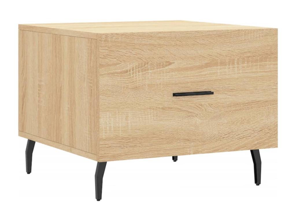 Coffee tables, 2 pcs, oak, 50x50x40, engineered wood, FVES71081