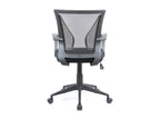 Lysvia office chair, youth chair, swivel chair, visitor chair, Offilo black TENO39274