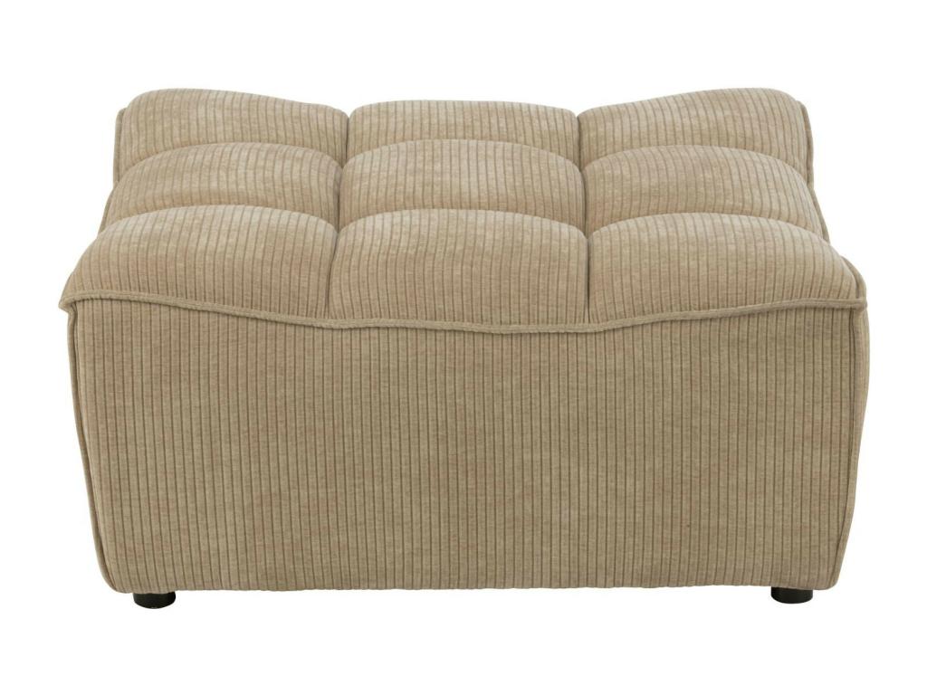 Rectangular corduroy pouf - Elariva EPJW32095