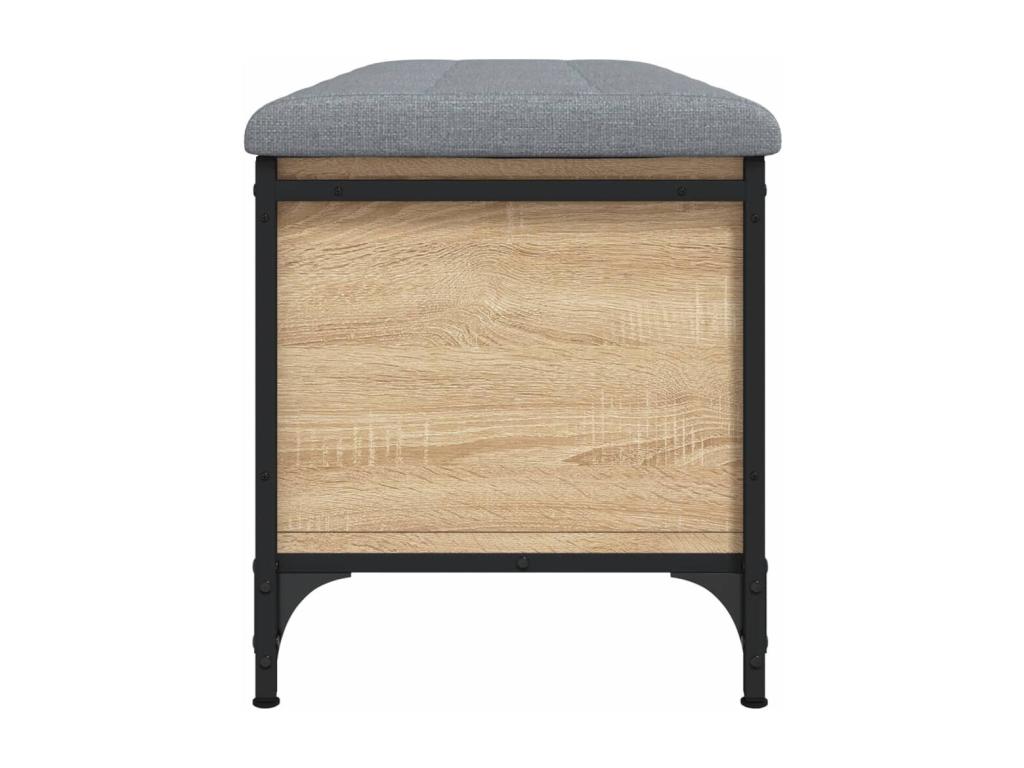 Lysvia oak storage bench, 102x42x45 cm, engineered wood, LGKW06005