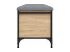Lysvia oak storage bench, 102x42x45 cm, engineered wood, LGKW06005