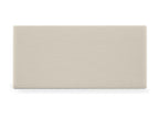 Lysvia Smooth Natural Linen Headboard 80x50cm for 70/80/90cm Beds - Lysvia QLQH24498