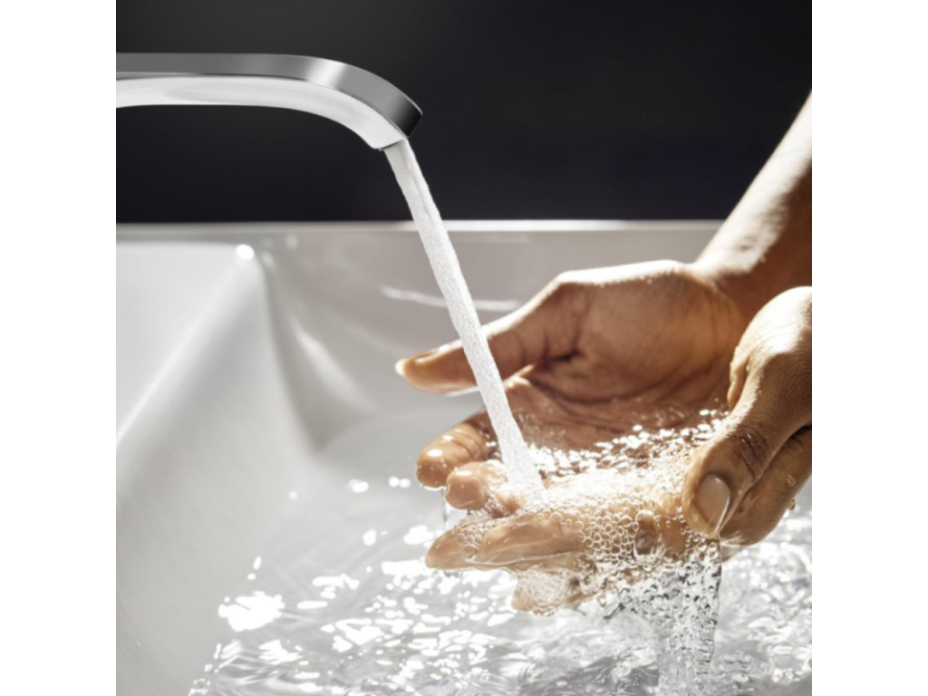 Briochin CCYU38619 Chrome Washbasin Mixer Tap 110 without Pop-Up Waste or Pop-Up Drain