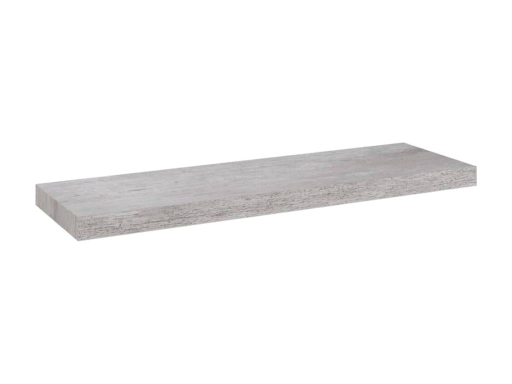 Floating wall shelf, concrete grey, 80x23.5x3.8 m, MDF, JCAE54037