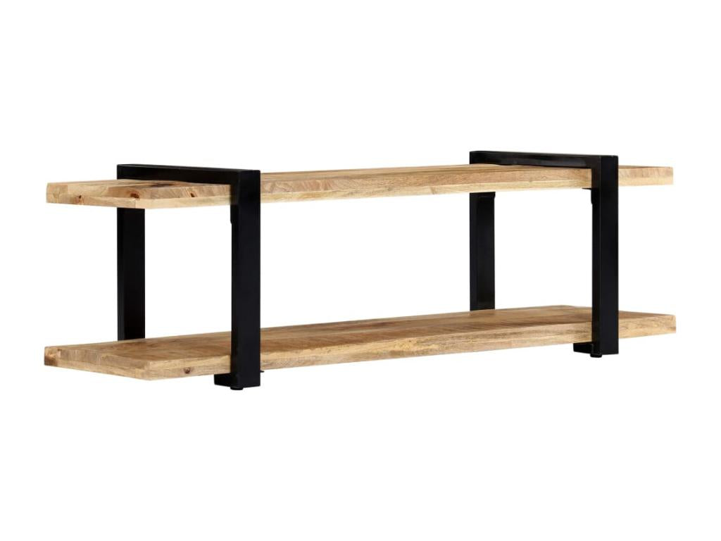 Brown wooden TV stand 130x40x40 cm 2502035 NRAP09827