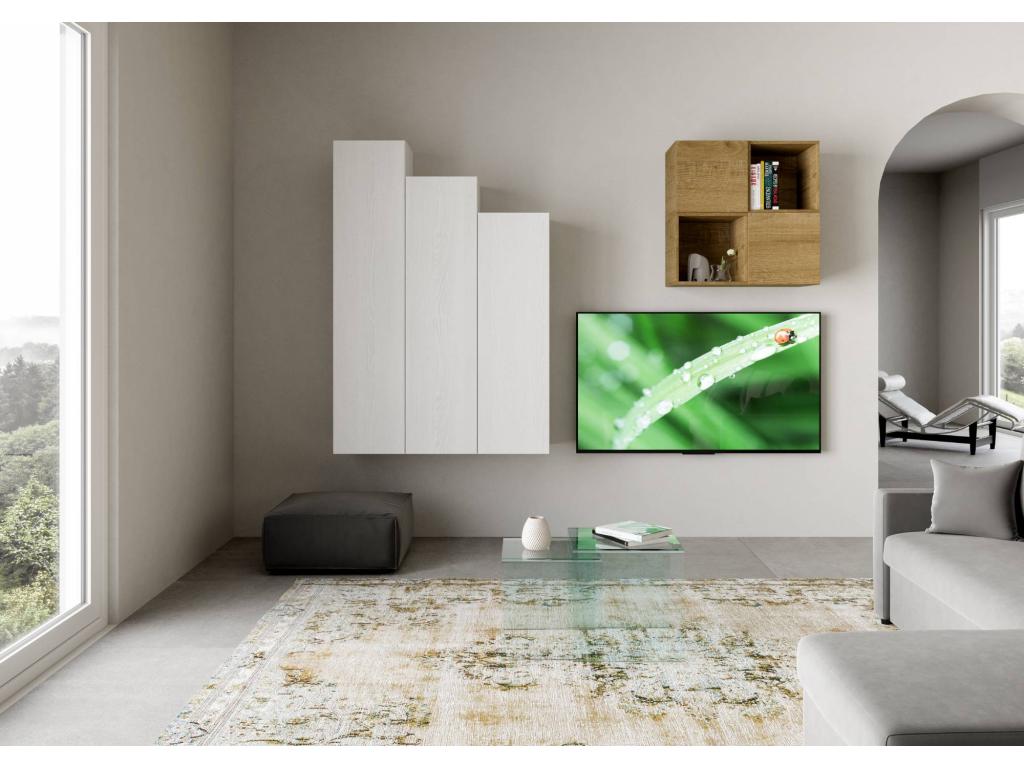 Composizione parete soggiorno A33 L.120 H.173.6 RXEH91508