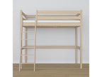 Oak loft bed N03 Whitewashed Oak 100x200 JWIW38158