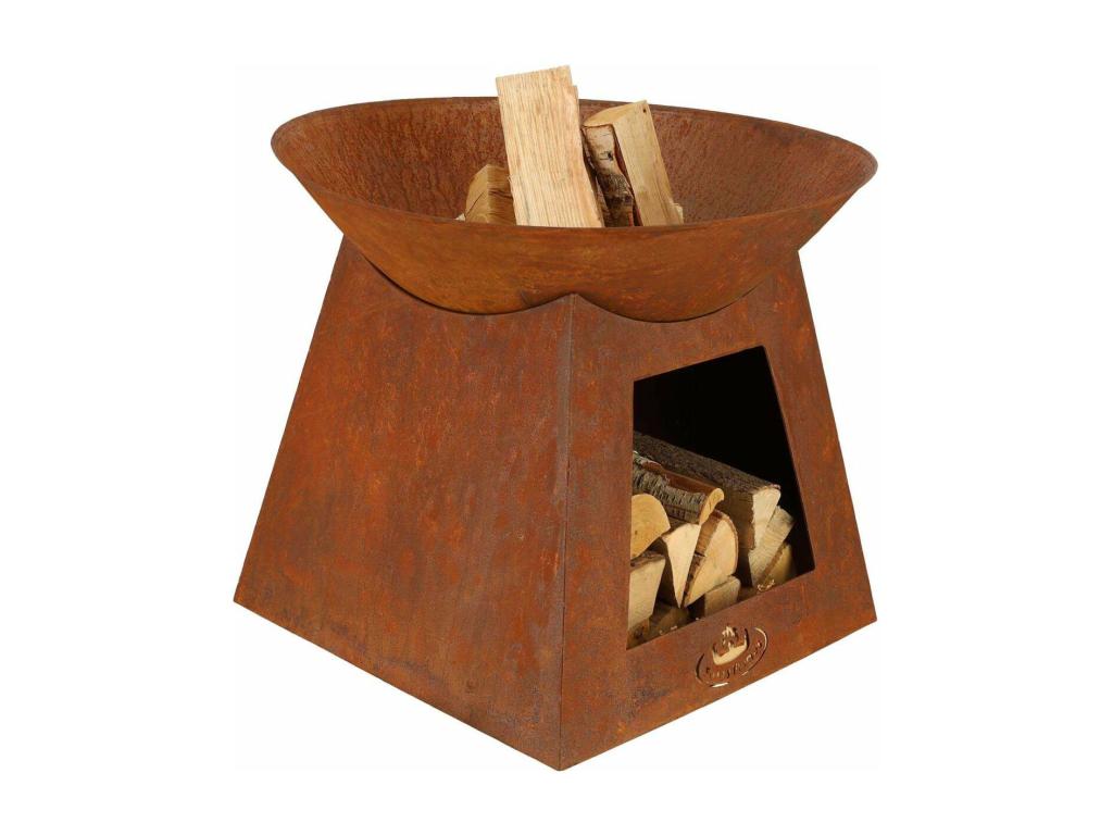 60cm Metal Log Holder Basin HUST76966