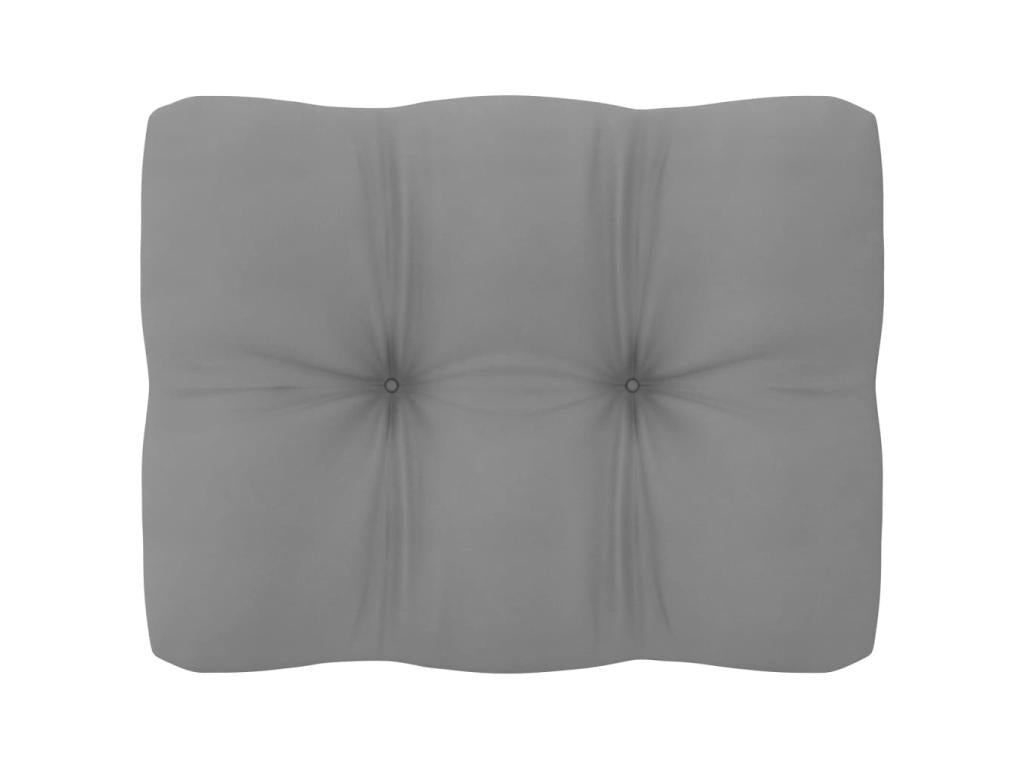 9-piece garden furniture set with cushions, solid pine wood, 55 BOVB55466