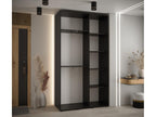 8-Door Sliding Wardrobe 235.2/140/45 2 Doors Black/Black/Silver WTYY62546