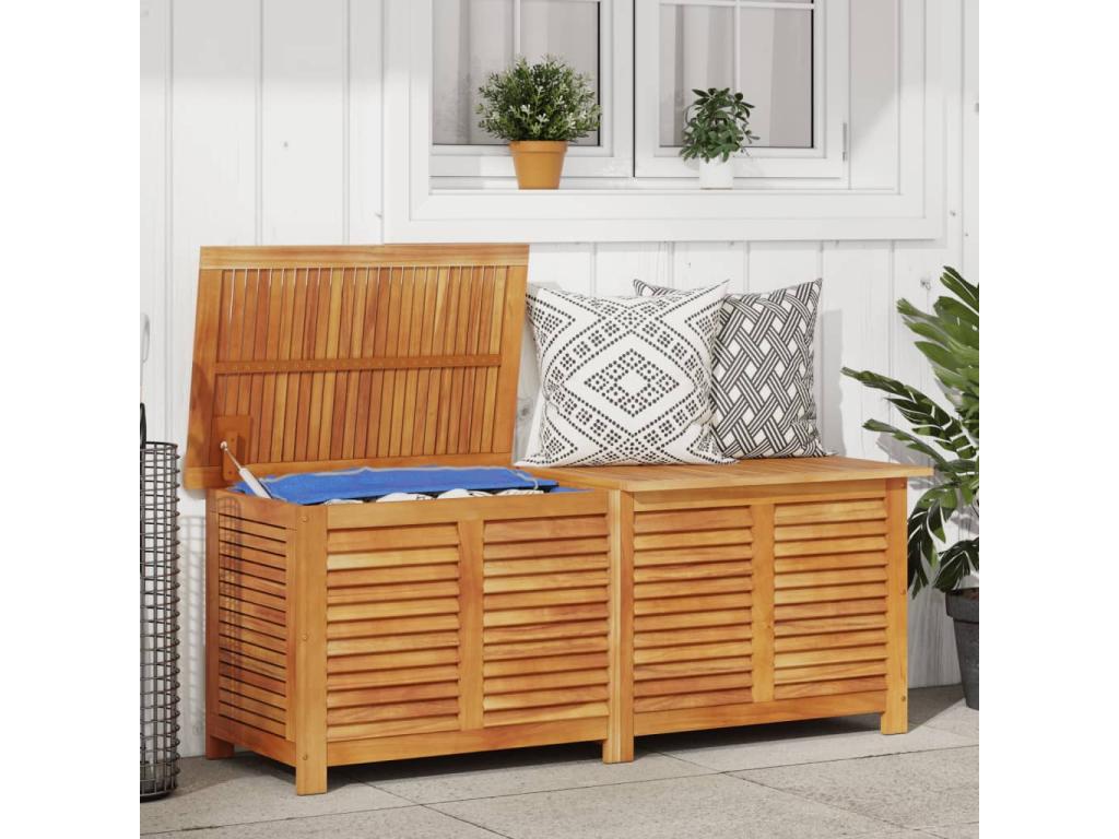 Elariva Premium - Garden storage box with louvers, 150x50x56cm, wood, Elariva HULR20626