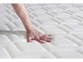 Ready-to-sleep pack: Latex memory foam mattress 180x200 cm, white bed base, 2 pillows, duvet ZGTD69429
