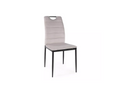 Velvet chair - Grey - W 44 x H 92 cm BNWX40627