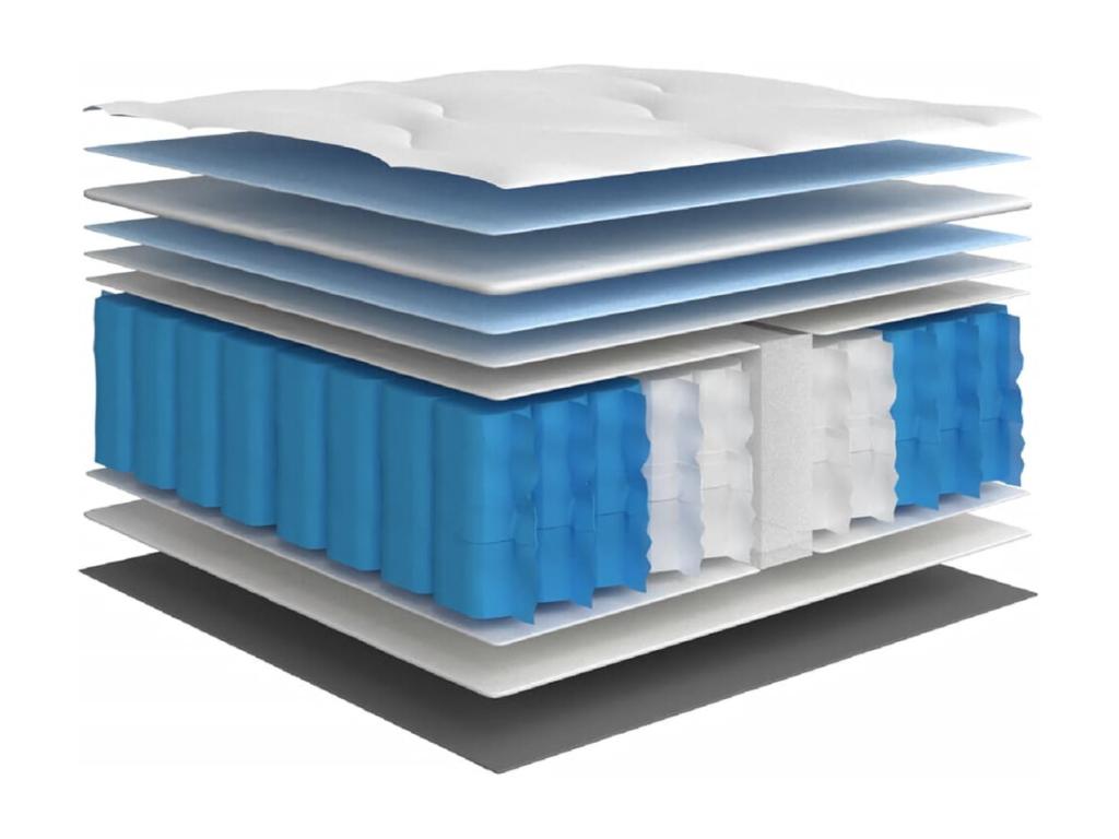 Medium firmness pocket spring mattress 100x200 cm MDGH96159