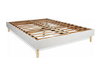 Ready-to-sleep pack: TOUCH pocket spring mattress 180x200, 3 comfort zones, white bed base, 2 pillows, duvet CJYA27674