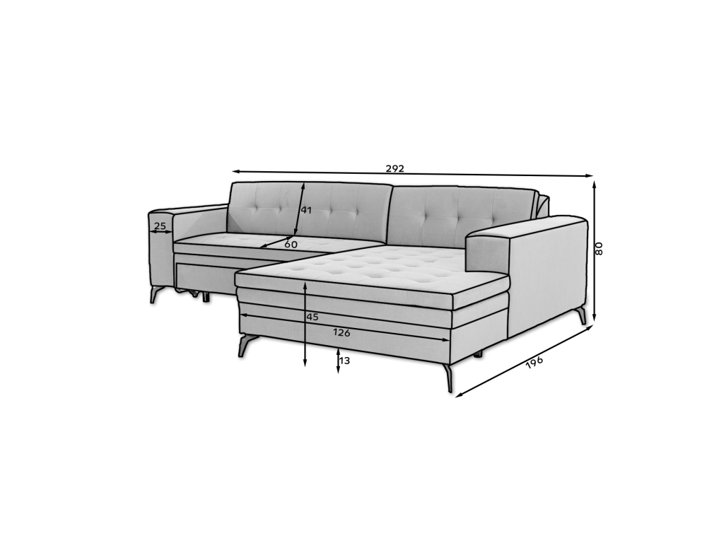 Sofa R/Tessu-Brown VIVB19899