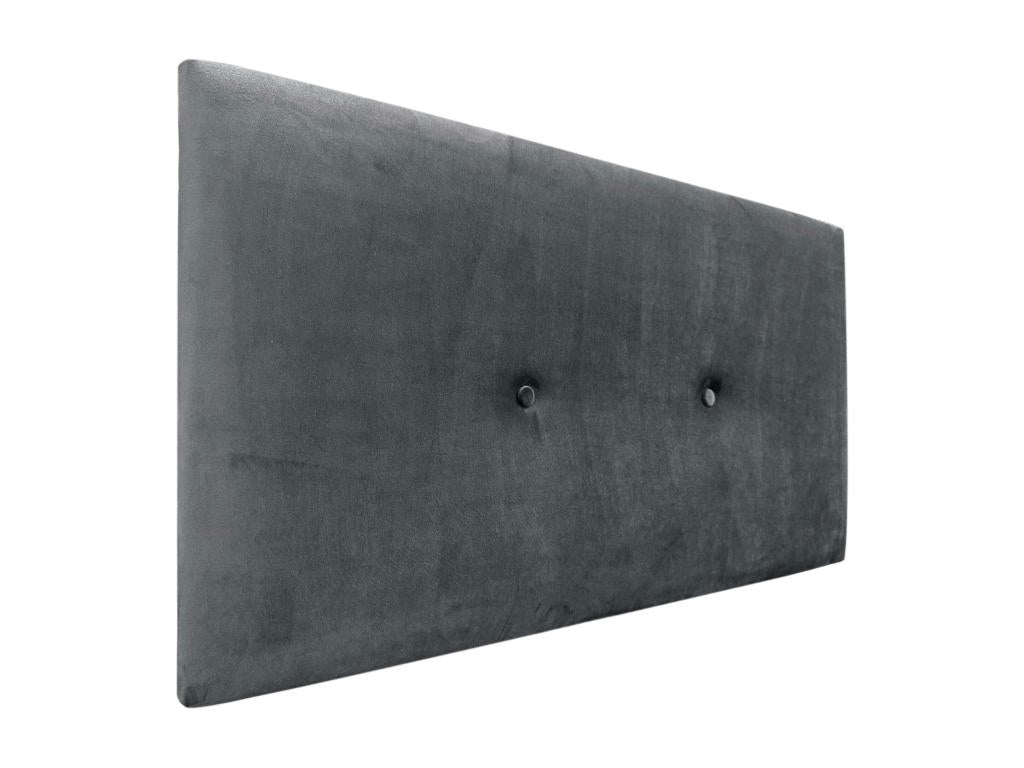 Lysvia Smooth Velvet Headboard with Buttons 110x50 Beds 105 - Dark Grey TDVD50622