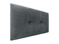 Lysvia Smooth Velvet Headboard with Buttons 110x50 Beds 105 - Dark Grey TDVD50622