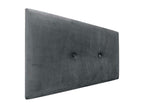 Lysvia Smooth Velvet Headboard with Buttons 110x50 Beds 105 - Dark Grey TDVD50622