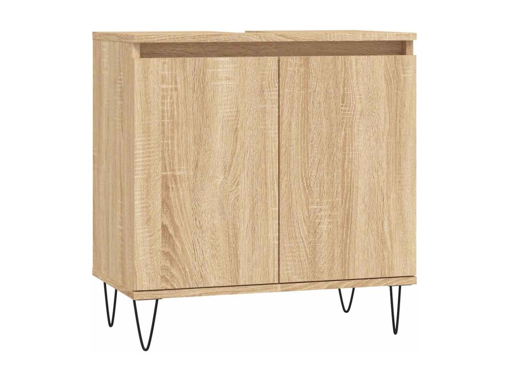 Dormeva oak bathroom cabinet 58x33x60 cm engineered wood CWQX44194