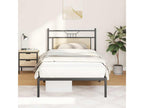 Lysvia oak bed frame (100x200 cm) FXPM81692 (mattress not included)