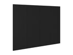 Black Headboard 120x1.5x80 cm Engineered Wood CIWH47747