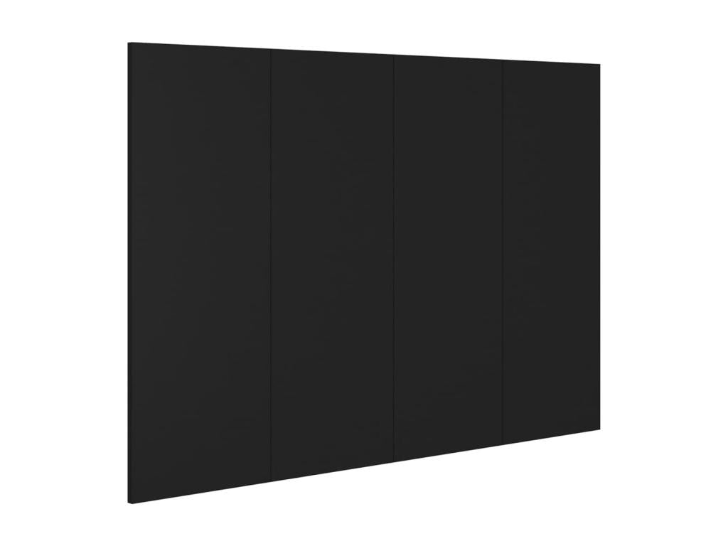 Black Headboard 120x1.5x80 cm Engineered Wood CIWH47747