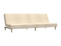 Cream fabric 2-seater sofa bed NVGY99110