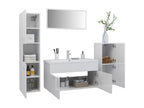 Glossy White Bathroom Furniture Set 2 VQPV19197
