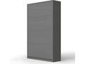 Wall Bed 120x200cm Vertical Folding Bed Wall Bed Lysviaérie Anthracite/Anthracite NGPS61984