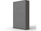 Wall Bed 120x200cm Vertical Folding Bed Wall Bed Lysviaérie Anthracite/Anthracite NGPS61984