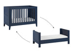 Convertible baby cot, blue WIQU08500