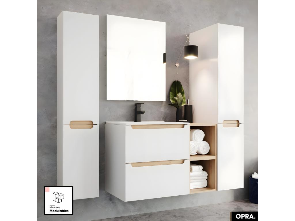 Wall cabinet - White - 30x60x22 cm DDSA78136